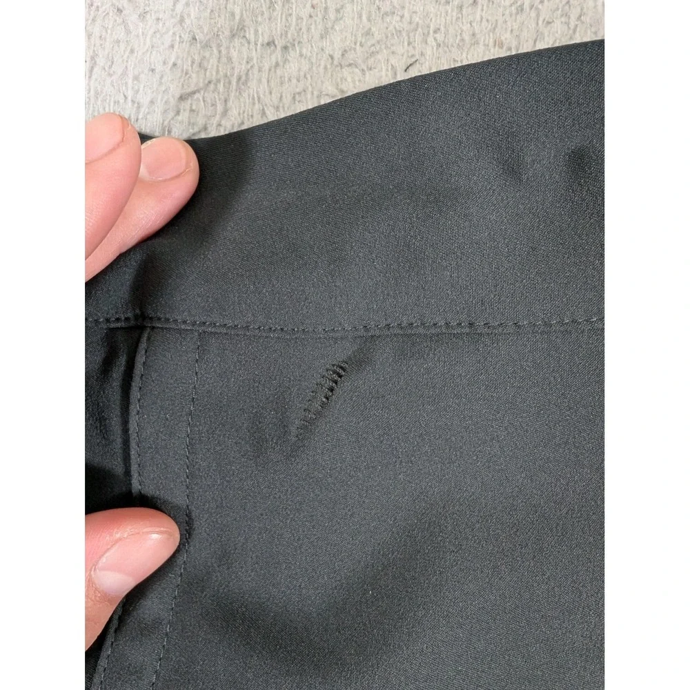 Nike Shorts Womens 10 Black Golf Stretch Belt Loops Welt Pockets 618150-010‎